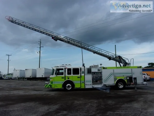 2006 spartan gladiator 60? aerial ladder fire truck