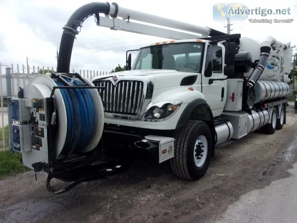 2014 international 7500 vactor 2100 plus vacuum/jetter combo tru