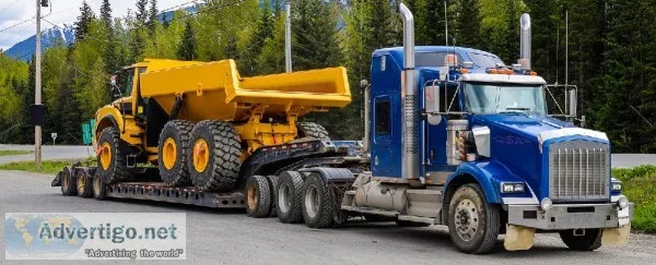 Flatbed oversize trucking