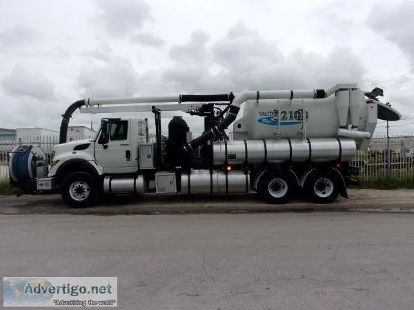 2014 international 7500 vactor 2100 plus vacuum/jetter combo tru