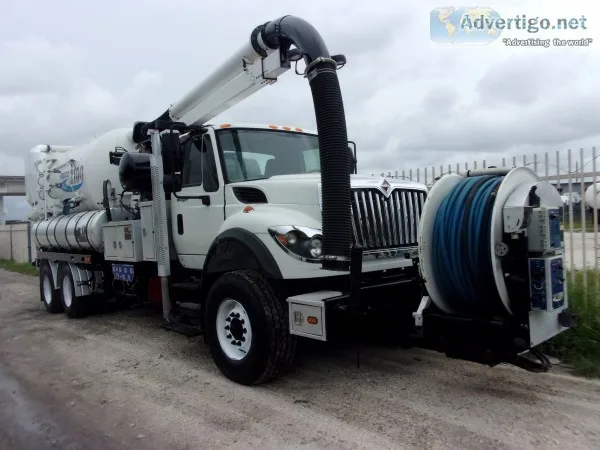 2014 international 7500 vactor 2100 plus vacuum/jetter combo tru