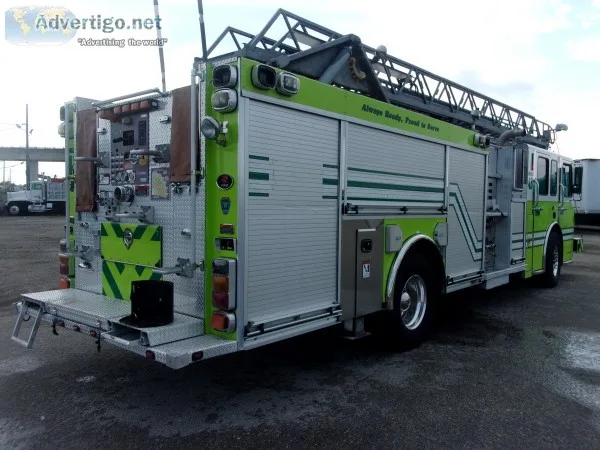 2006 spartan gladiator 60? aerial ladder fire truck