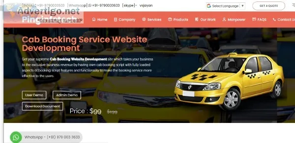 Taxi Booking Management Software