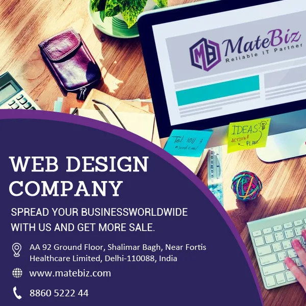 Top Web Design Company India  Matebiz India