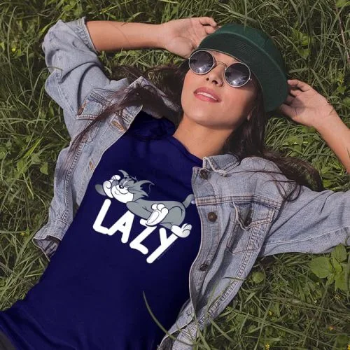 Purchase stylish blue t-shirts online at beyoung