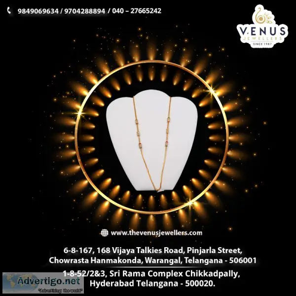 Famous jewellery shops in warangal - the venus jewellers