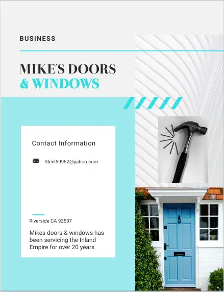 Mike&acutes doors and windows