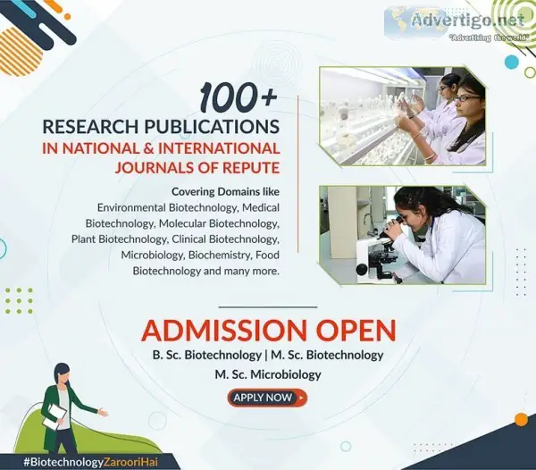 Bsc biotechnology admission
