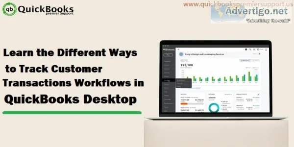 How to track customer transaction workflows in quickbooks?