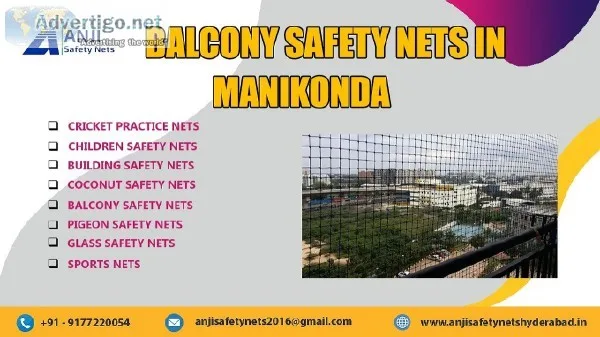 Balcony Safety Nets In Manikonda