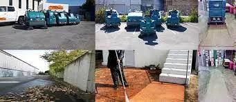 Road sweeping, visit scrub and sweep
