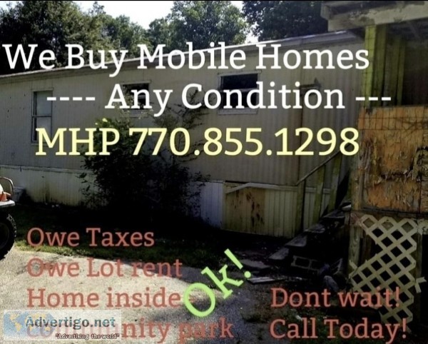 I buy mobile homes
