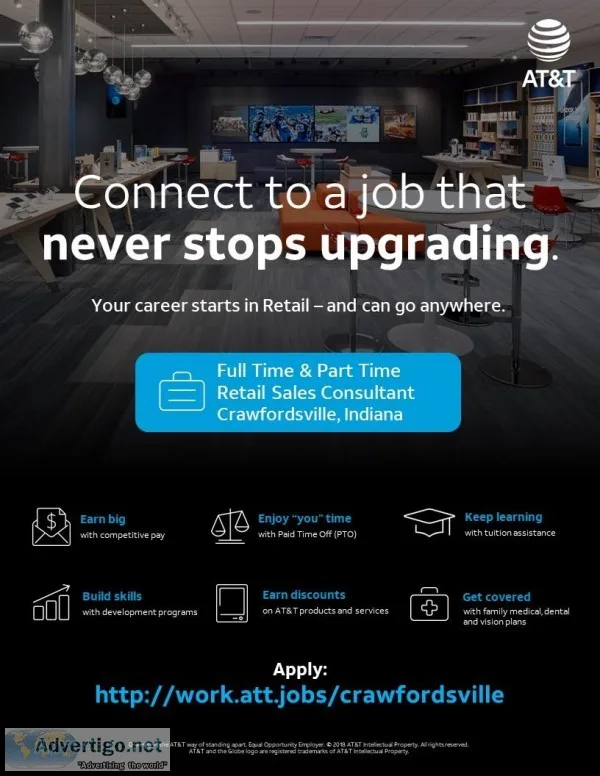 Full Time Retail Sales Consultant - Crawfordsville IN
