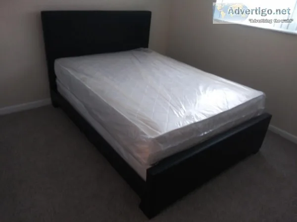Queen Bed 260. Add Mattress wboxpring 360