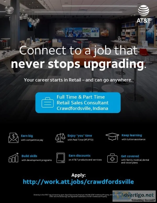Part Time Retail Sales Consultant - Crawfordsville IN