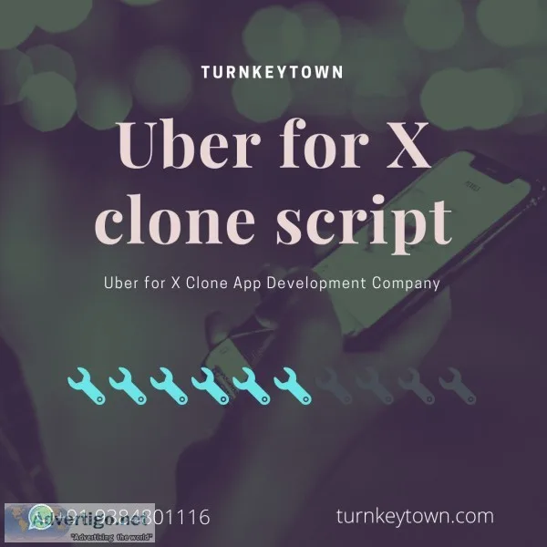 Uber for x clone app service to your business - turnkeytown
