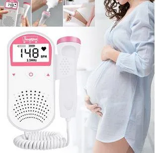 Handheld Baby Heart Rate Detector Prenatal Fetal Doppler For Pre