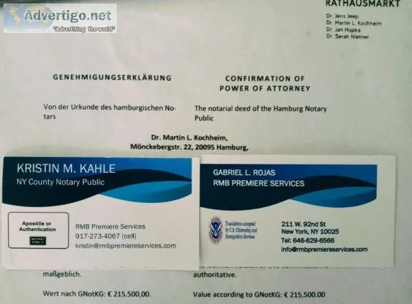 APOSTILLE ONLINE TRANSLATION SERVICES Rush and Standard Services