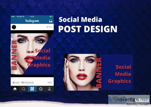 Social media post designs