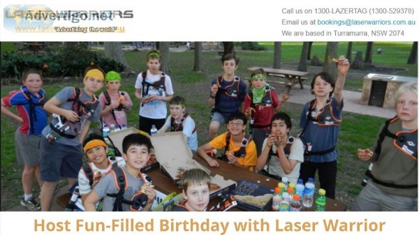 Host Fun-Filled Birthday with Laser Warrior