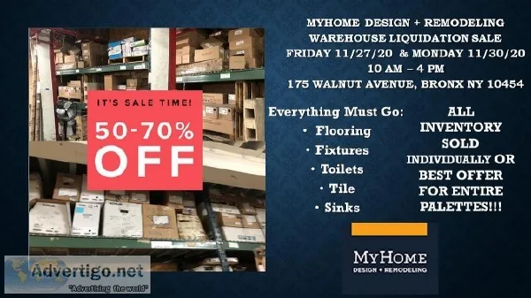 Warehouse Liquidation Sale (Bronx Manhattan)