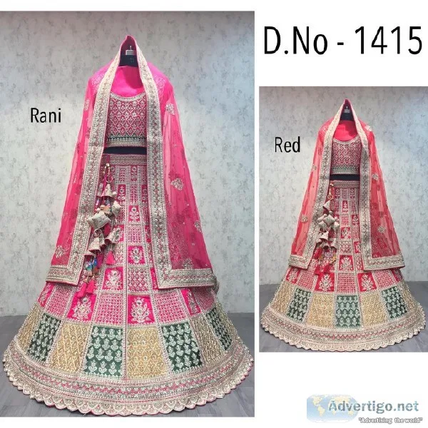 Best designer lehengas at affordable price range in delhi