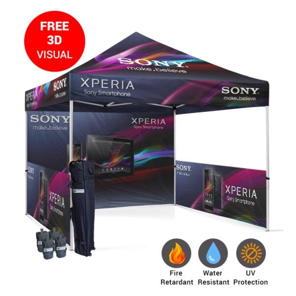 Promo Tent With Customized Canopy Printing at Tent Depot  Canada