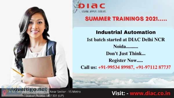 Industrial Automation training 1st batch started at DIAC Delhi N