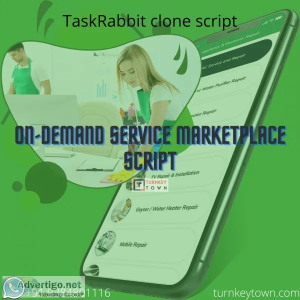 Taskrabbit like app development | taskrabbit clone - turnkeytown