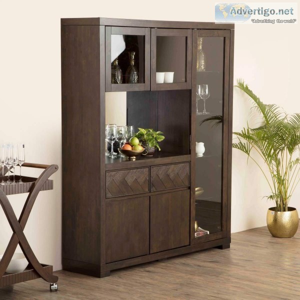 Avail of awesome crockery cabinets at cheap rates from thehomede
