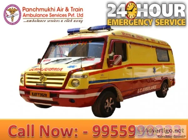 Get Panchmukhi Road Ambulance Service in Lajpat Nagar Delhi at t