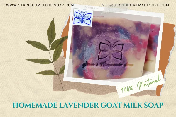 Buy homemade lavender goat milk soap at best price