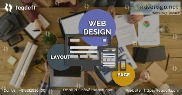 Professional Website Design Services India Teqdeft