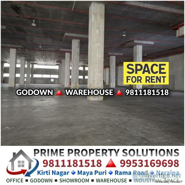 Commercial Industrial Storage Space Godown on Rent Delhi