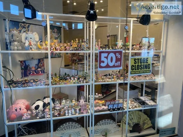Store closing-everything 50% off