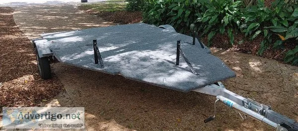 3 place motorcycle trailer