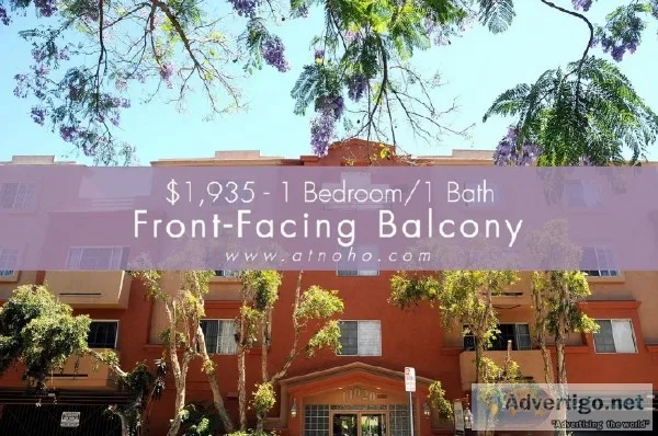 BEAUTIFUL1 BED1 BA - Front Facing Balcony - NoHo Arts