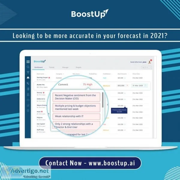 Revenue Forecasting Software - BoostUp