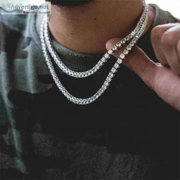 925 Sterling Silver Tennis Chain