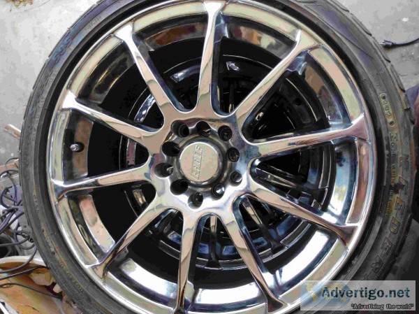 Wheels chrome 17x7 set of 4 American Eagle