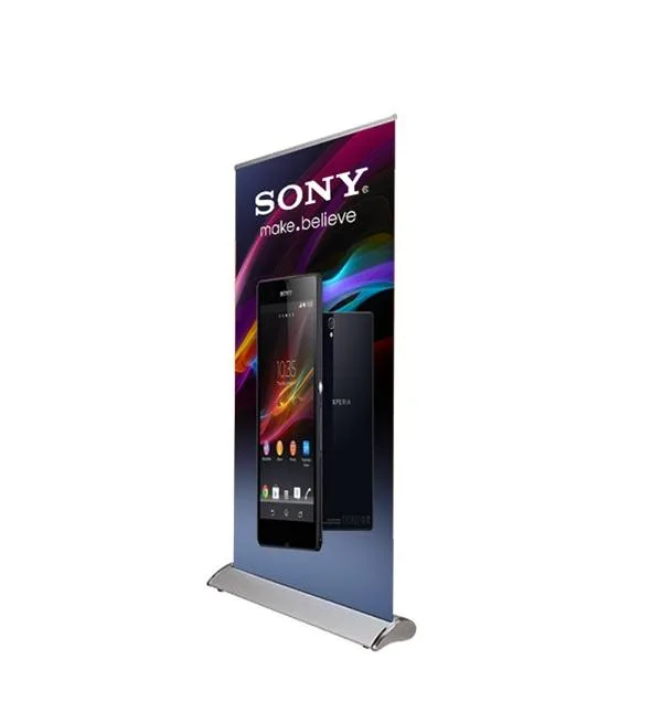 Pull Up Stand With Printed Graphics and Carrying Case
