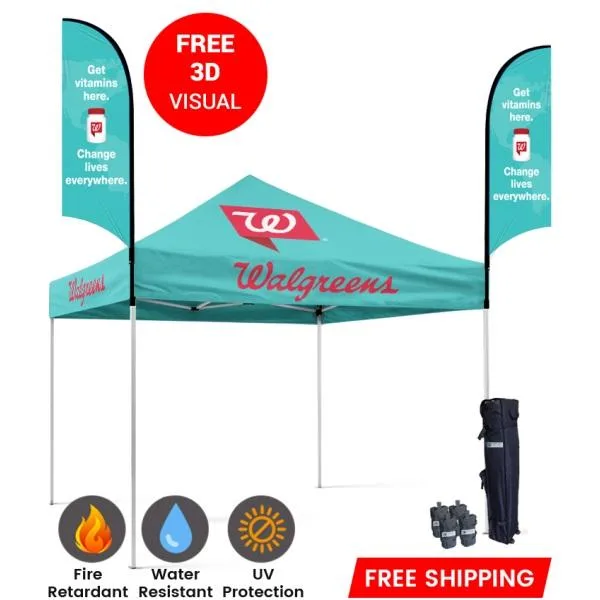 UV- Resistant 10 X 10 Pop Up Tent Form Branded Canopy Tent