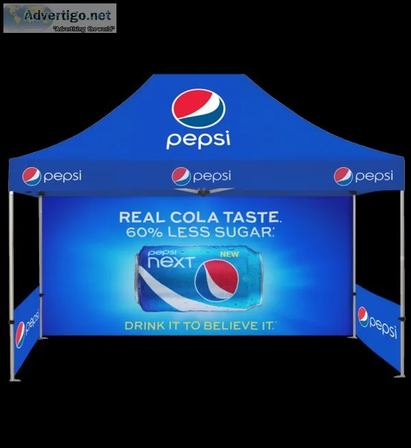 10x10 Custom Canopy Tent  Custom Event Accessories  Tent Depot