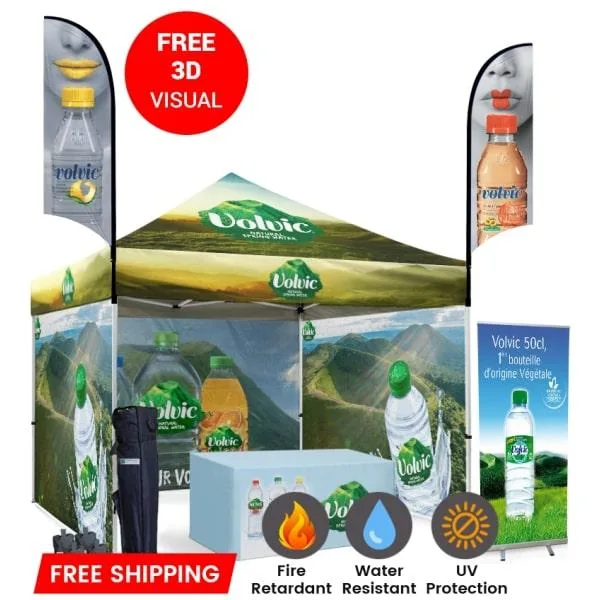 Custom Logo Tent with Business Logo  Starline Tents