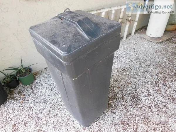 Water Softener Salt brine Tank Black 15&quot x 36&quot With Salt