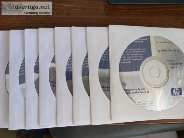 8 CDS -SystemRecovery- WinXP  Home Edition