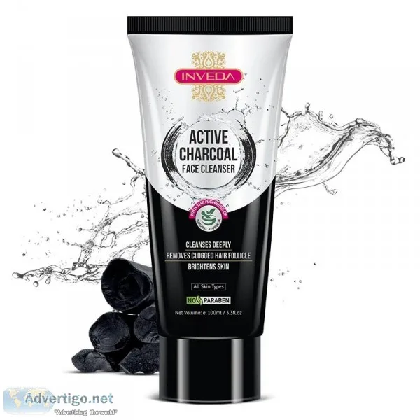 Inveda Active Charcoal Cleanser For Women
