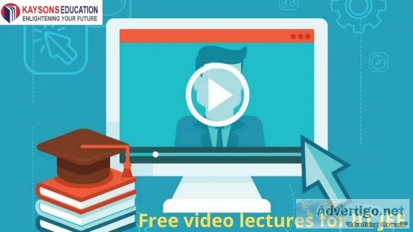 Free video lectures for IIT JEE