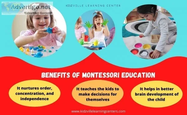 Montessori Preschool in Surrey  Kidzville Learning Center