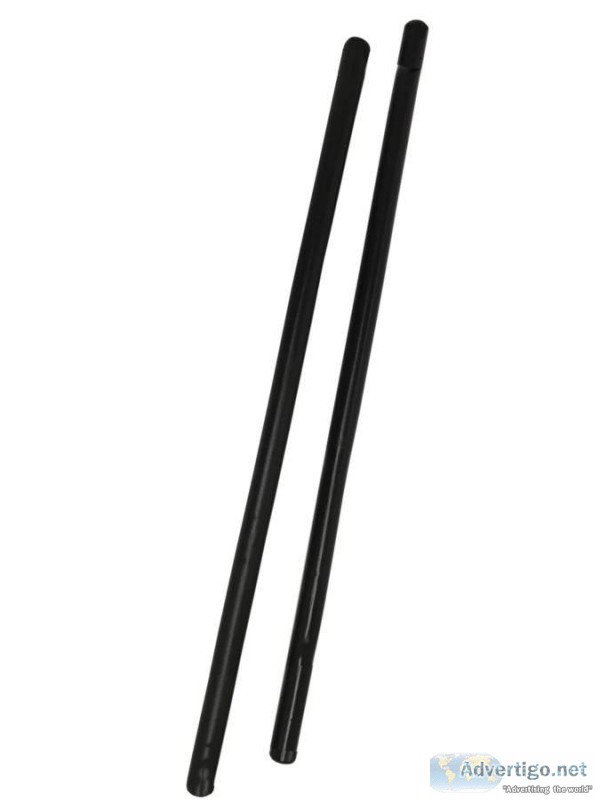 WF0530A-B(2) SALE Pair BLACK Rattan Escrima Kali Arnis Fight Sti